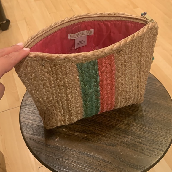 SHIRALEAH jute clutch - Picture 2 of 7